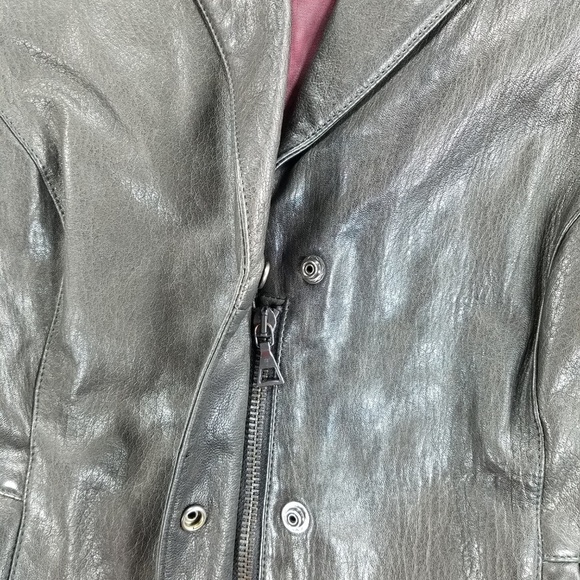 Belfe Italy Women's 12 Lamb Leather Jacket - Picture 4 of 7